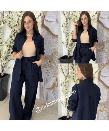 Conjunto Shofia Azul Escuro